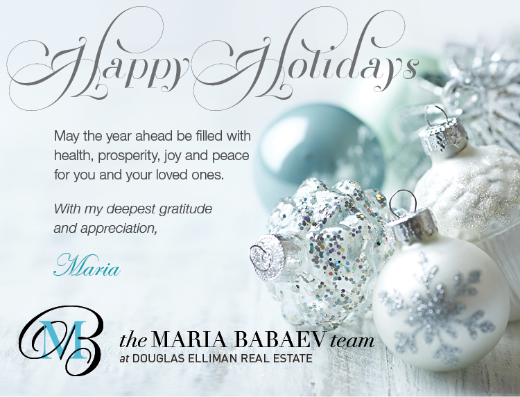 Happy Holidays From The Maria Babaev Team