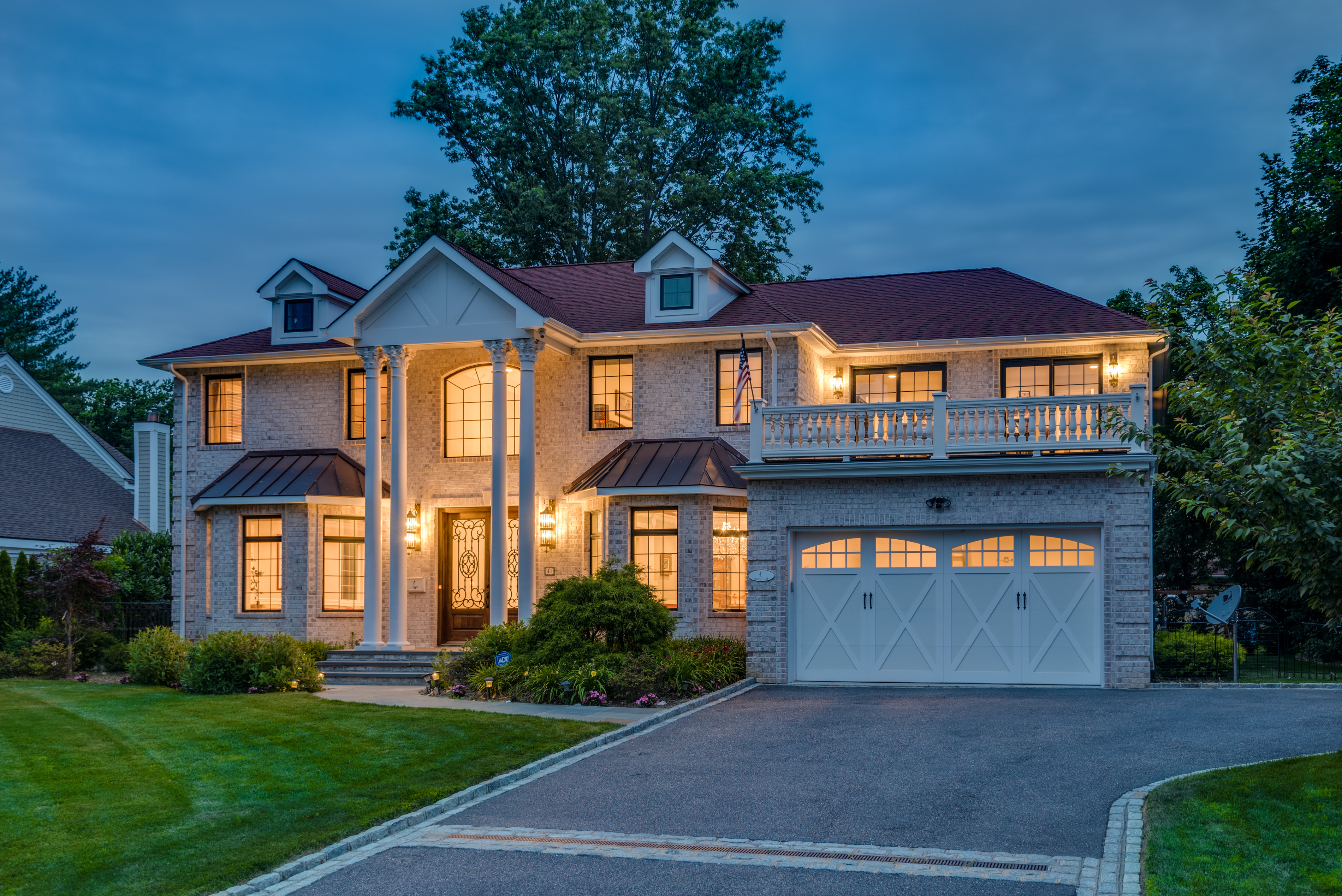 Just Listed!  Magnificent Custom Built Brick Colonial Located In The Heart Of Roslyn Country Club