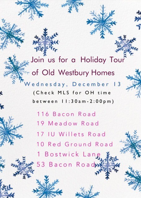 Join Douglas Elliman For An Old Westbury Open House Tour – December 13th