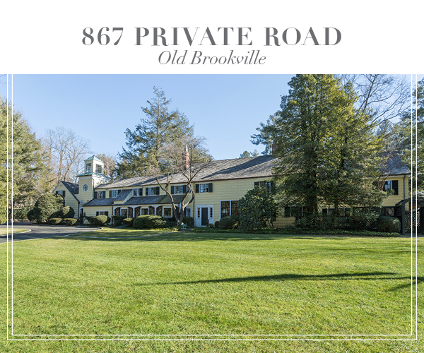 Price Improved!  Charming Sprawling Estate in the Heart of Old Brookville
