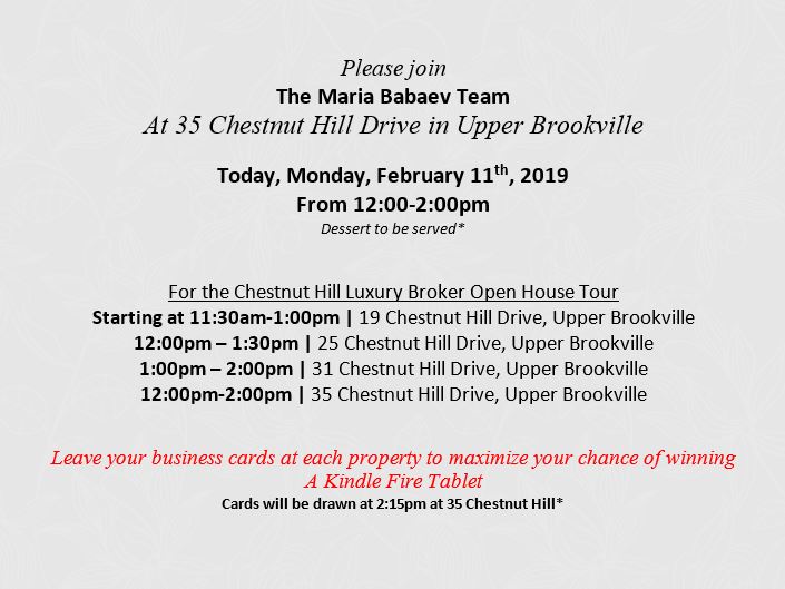 Chestnut Hill Luxury Broker Open House Tour Today – Upper Brookville