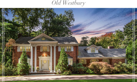 Just Listed!  Stately Brick Georgian Colonial on over 2 lush acres in Old Westbury