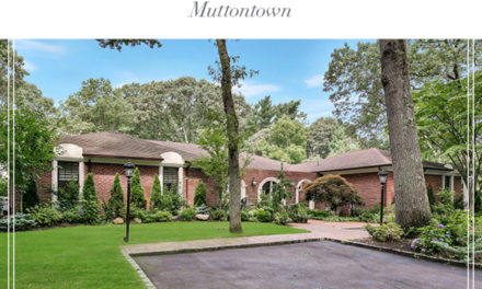 Just Listed!  Updated Mediterranean Style Ranch Ideally Situated on 2 Acres in Muttontown