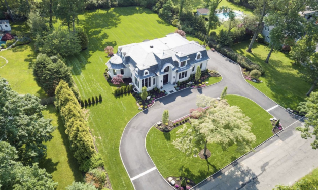 Under Contract!  All White Brick French Manor Home in the Village of Old Westbury